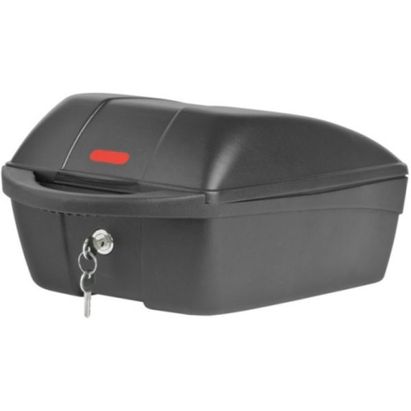 Load image into Gallery viewer, Topkoffer Polisport Luxe met quick release bagagedragerbevestiging - zwart
