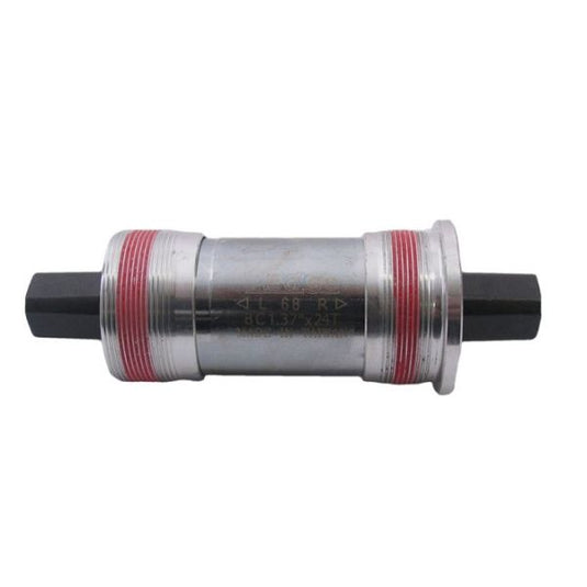 Edge vierkante trapas 127mm bsa 68mm met aluminium cups - zilver