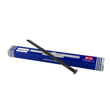 Alpina spaken 268 -14 raggi ø2.00mm fg 2,3 - zwart rvs (144 stuks)