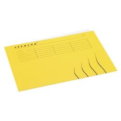 Binnenmappen djois secolor a4 geel 225 g m² karton gelijkzijdig