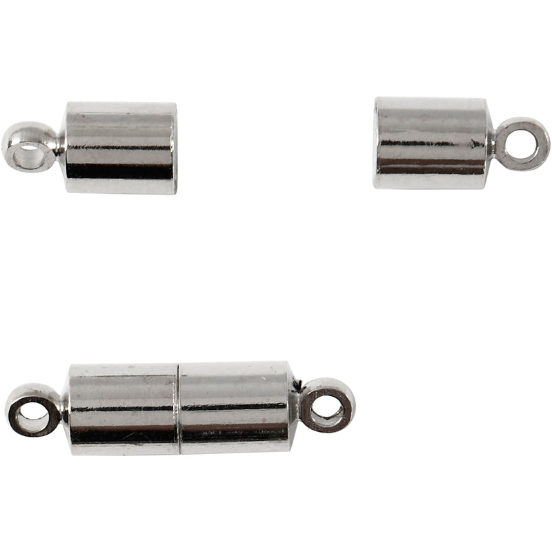 Afbeelding laden in galerijviewer, Https: www.cchobby.nl magneetsluiting-met-ogen-l-15-mm-d-5-mm-verzilverd-10-stuk-1-doos
