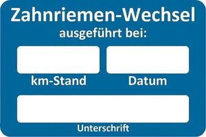 Eichner klantenservice sticker sticker timing belt customer service sticker