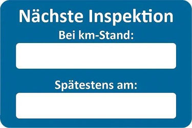 Eichner klantenservice sticker sticker inspection customer service sticker