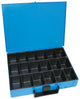 Dresselhaus assortimenten box sort.box,complete w.inser 18-fold,uncovered