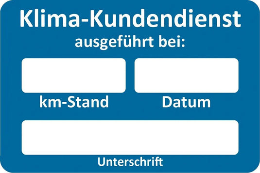 Eichner kundendienstaufkleber stickers ac customer service sticker