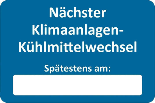 Eichner kundendienstaufkleber stickers cooling agents