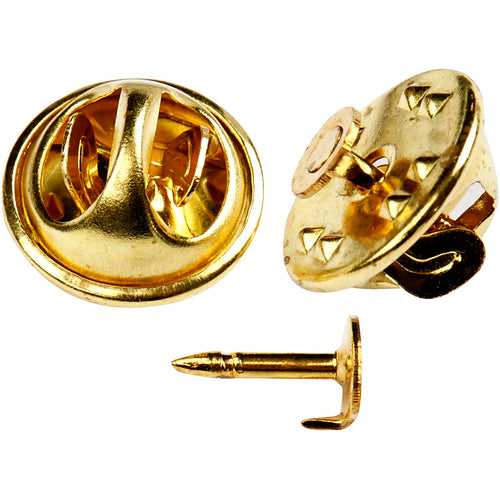 Creativ company button stud, d 11,5 mm, verguld, 25 stuk 1 doos