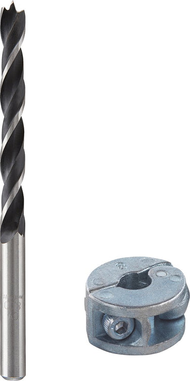 Wolfcraft - houtboor 8 mm deuvels - spiraalboor voor deuvelen - 2732000