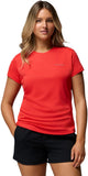 Columbia zero rules™ light ss crew dames outdoorshirt - poppy red