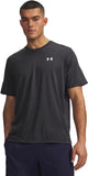 Under armour ua tech vent ss-blk heren sportshirt - ultimate zwart - wit xxl