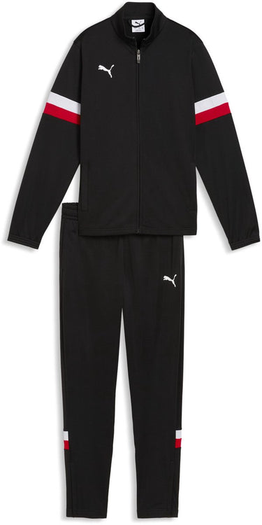 Puma individualrise tracksuit jr unisex trainingspak - black- white- red