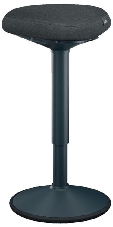 Leitz ergo active zit sta kruk met comfortzitting - bureaukruk - ergonomische kruk - donkergrijs