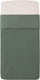 Witlof for kids ledikantdeken tuck-inn forest green waves 60 x 120 cm