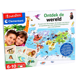 Load image into Gallery viewer, Clementoni education - ontdek de wereld puzzel
