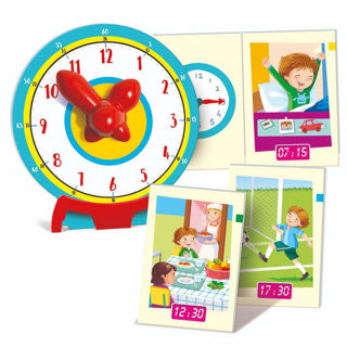 Load image into Gallery viewer, Clementoni leren klok kijken (nl) | 3 stuks
