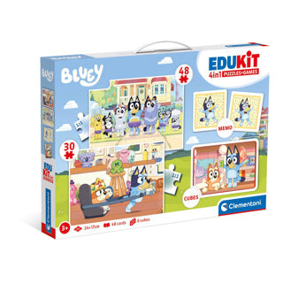 Clementoni spel edukit 4 in 1 bluey