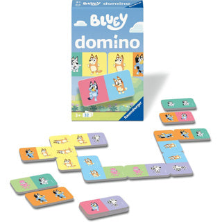 Load image into Gallery viewer, Ravensburger spel bluey domino pocket | 2 stuks

