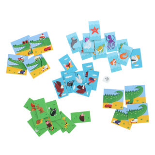 Load image into Gallery viewer, Jumbo Speelkwartier Kroko Loko Memospel
