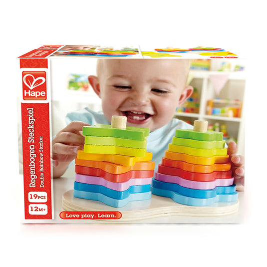 Hape stapeltoren regenboog