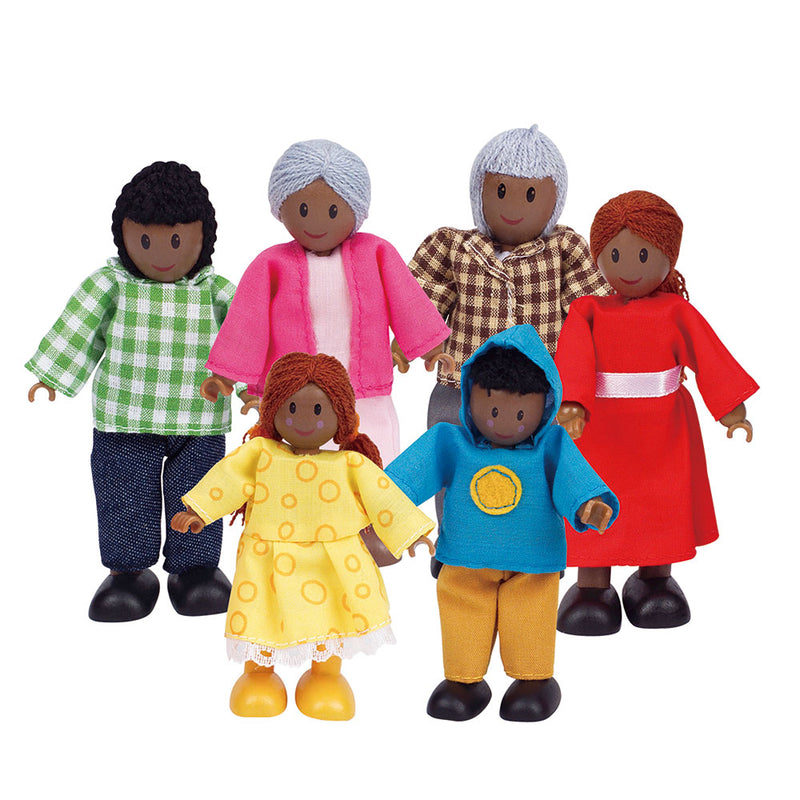 Load image into Gallery viewer, Hape poppenhuis familie afrikaans
