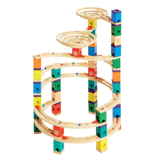 Hape quadrilla houten knikkerbaan the cyclone, 198dlg.