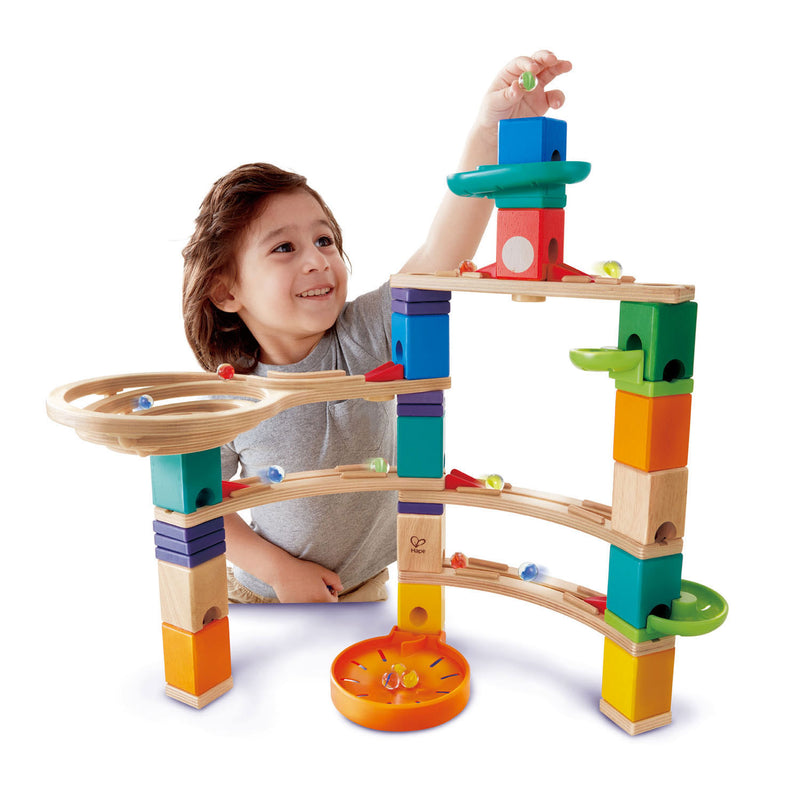 Load image into Gallery viewer, Hape quadrilla houten knikkerbaan - cliffhanger

