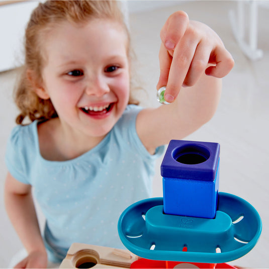 Quadrilla houten knikkerbaan - cliffhanger