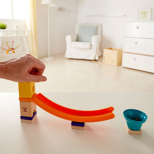 Quadrilla houten knikkerbaan - mega skatepark