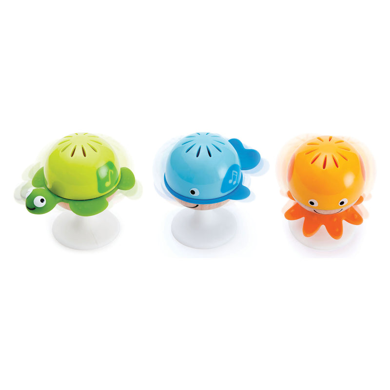 Load image into Gallery viewer, Hape rammelaars dieren met zuignap, 3st.
