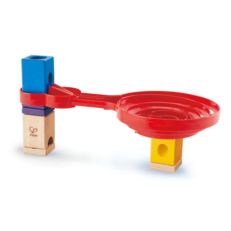 Load image into Gallery viewer, Hape quadrilla double-sided spiral twist knikkerbaan. 9dlg.
