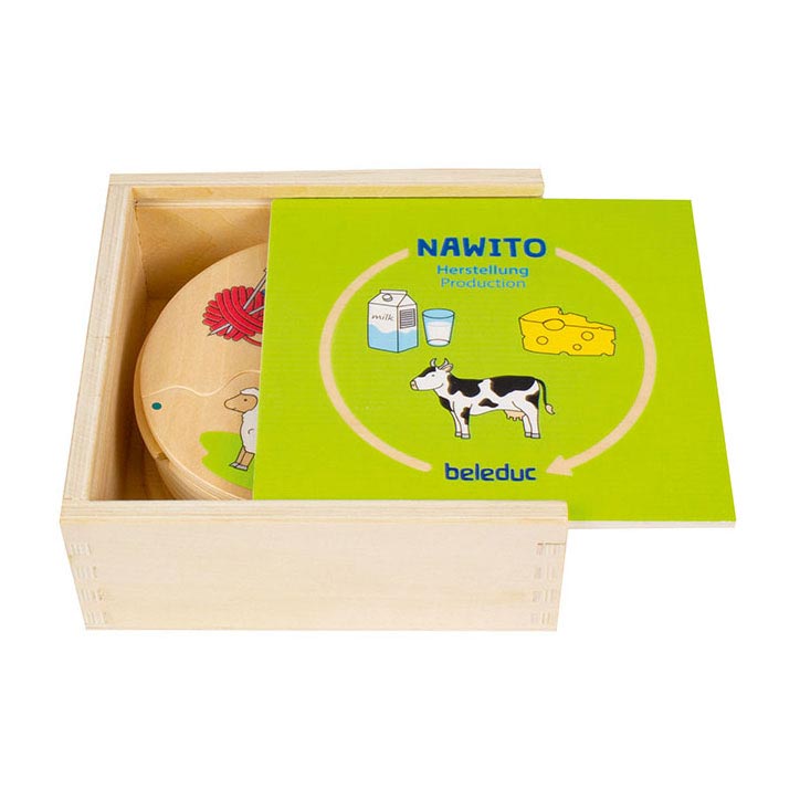 Load image into Gallery viewer, Beleduc nawito hoe worden producten gemaakt houten kinderspel
