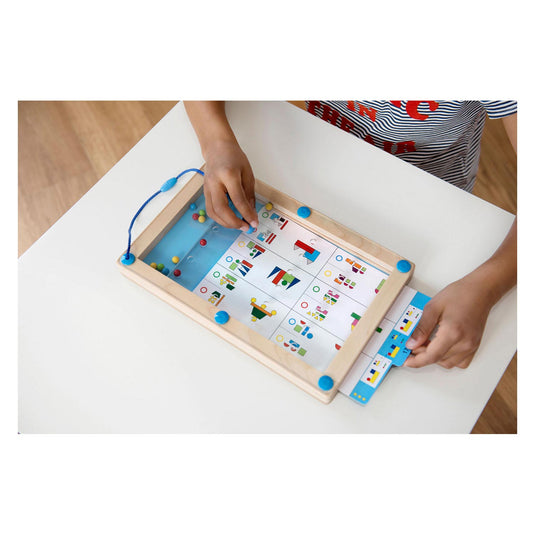 Beleduc logiplay houten magneetspel