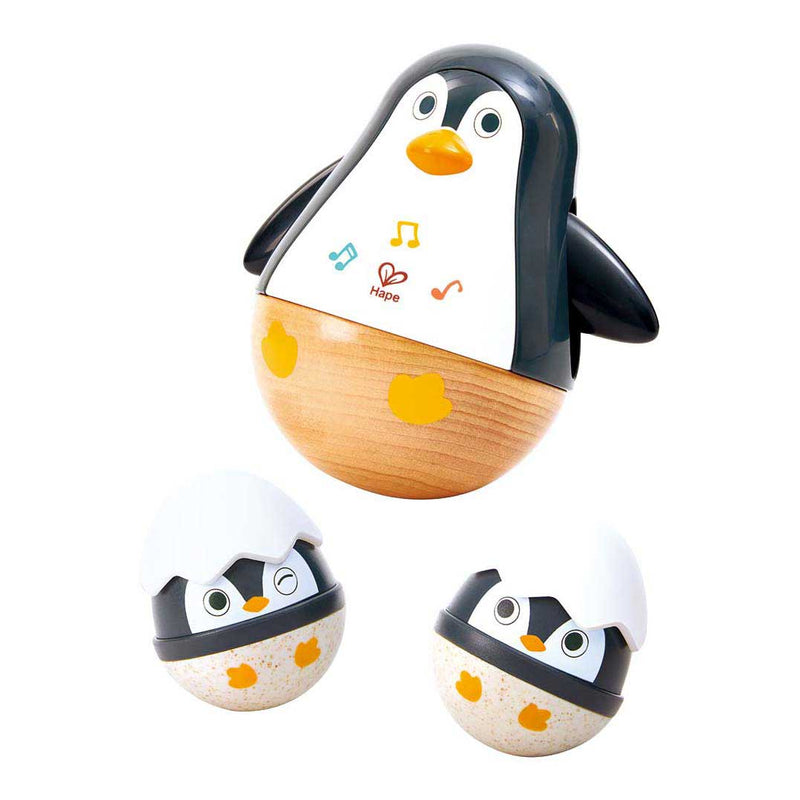 Load image into Gallery viewer, Hape duikelaar pinguin familie - 3dlg.
