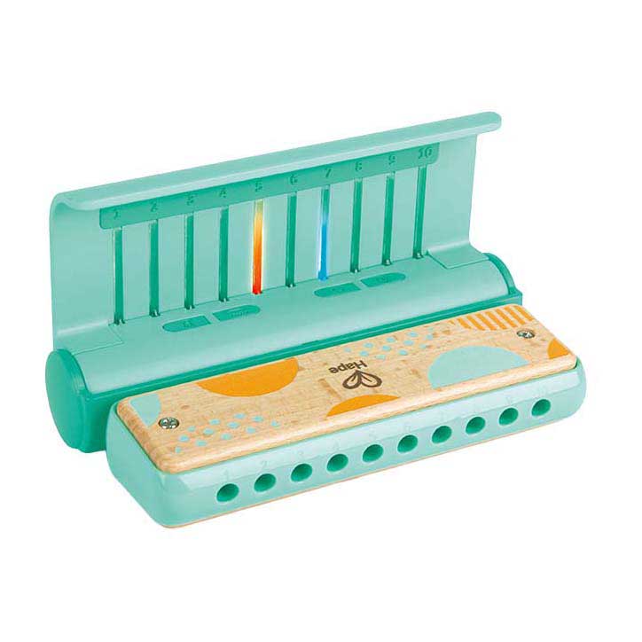 Load image into Gallery viewer, Hape leer met licht mondharmonica
