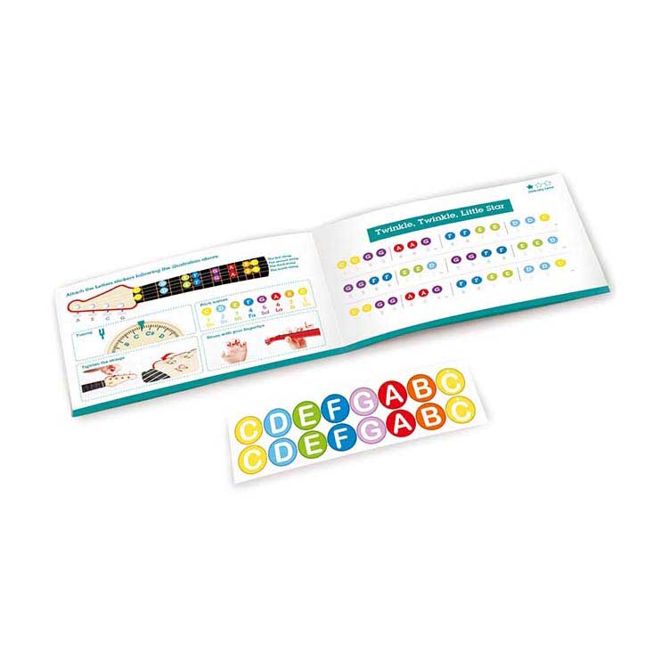 Load image into Gallery viewer, Hape ukelele met lichtjes - blauw
