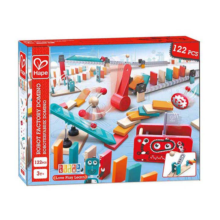Load image into Gallery viewer, Hape robotfabriek domino - 122st.
