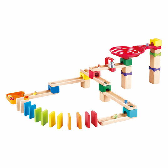 Hape houten knikkerbaanset domino - 50dlg.