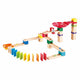 Hape houten knikkerbaanset domino - 50dlg.