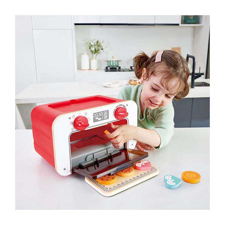 Load image into Gallery viewer, Hape speelgoedoven met magische koekjes - kleurveranderende bakoven speelset, 3 jaar+
