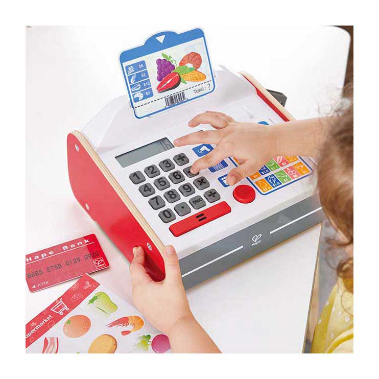 Load image into Gallery viewer, Hape interactieve kassa met licht en geluid

