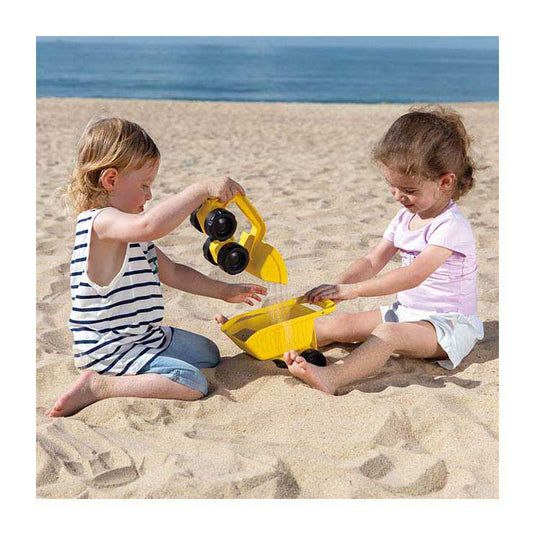 Hape zandbak monster voertuig duo