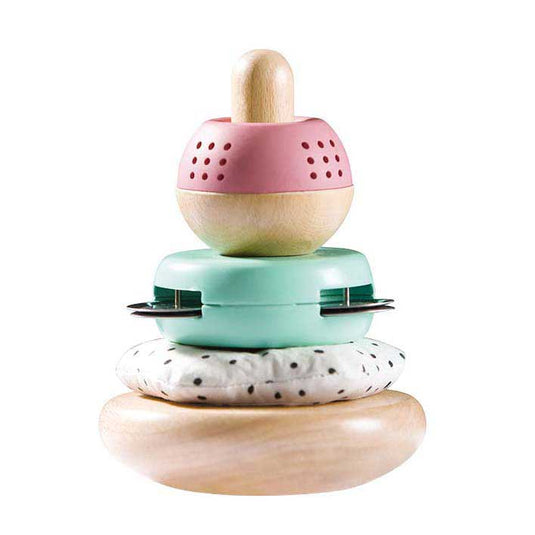 Hape wiebelende stapeltoren