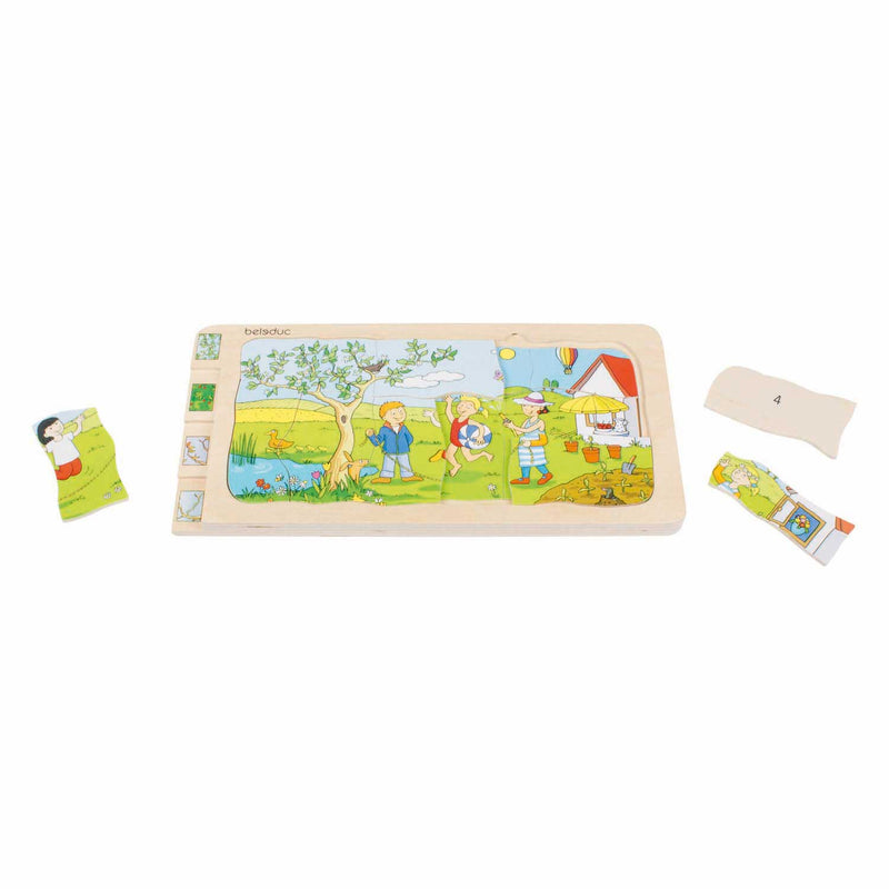 Load image into Gallery viewer, Beleduc lagenpuzzel 4 seizoenen
