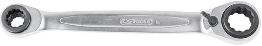 Ks tools ratschenschlüssel gearplus 4 in 1 ratchet ring spanner 4 in 1