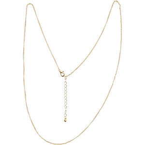 Creativ company cc ketting 1 mm goud 80 cm