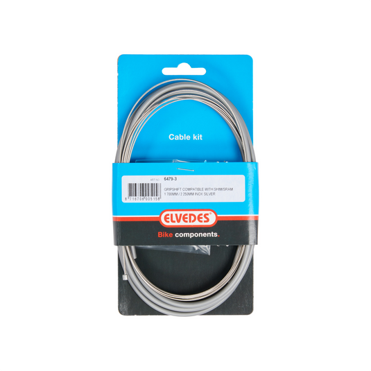 Versnellingskabelset 3-speed Elvedes Nexus 1700 2250 mm RVS - zilver (op kaart)
