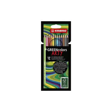 Abi stlo greencolors arty kleurpotloden etui a 12 stuks