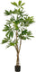 Mica decorations kunstplant philodendron - 80x80x120 cm - polyester - groen
