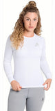 Odlo active warm lange mouw thermoshirt dames - wit - maat m