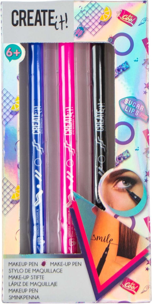 Create it! poptastic make-up pennen 3-pack